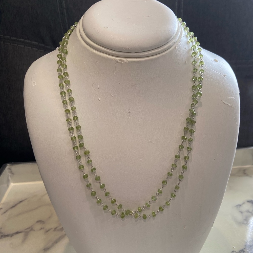 Double Strand Bead Necklace